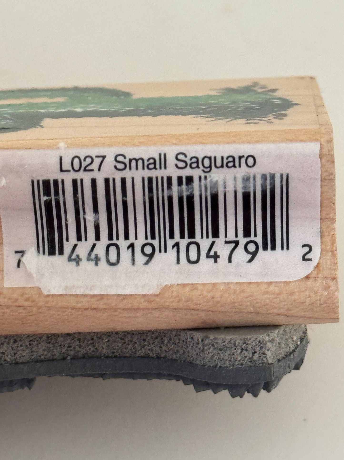 Stampendous Wood Rubber Stamp Small Saguaro Cactus Desert Landscape  Card Making