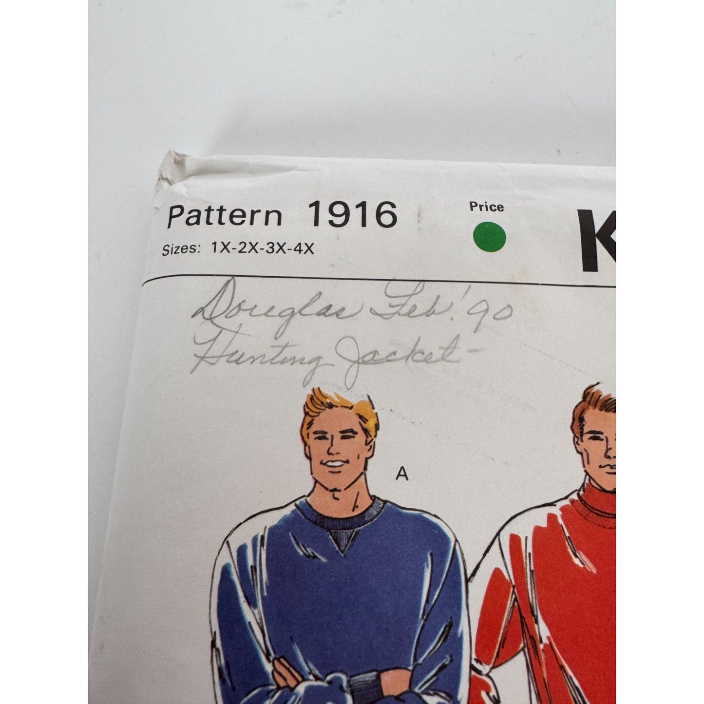 Kwik Sew Sewing Pattern 1916 Mens Sweatsuit Jogging Suits Athletic Shirt 1X-4X