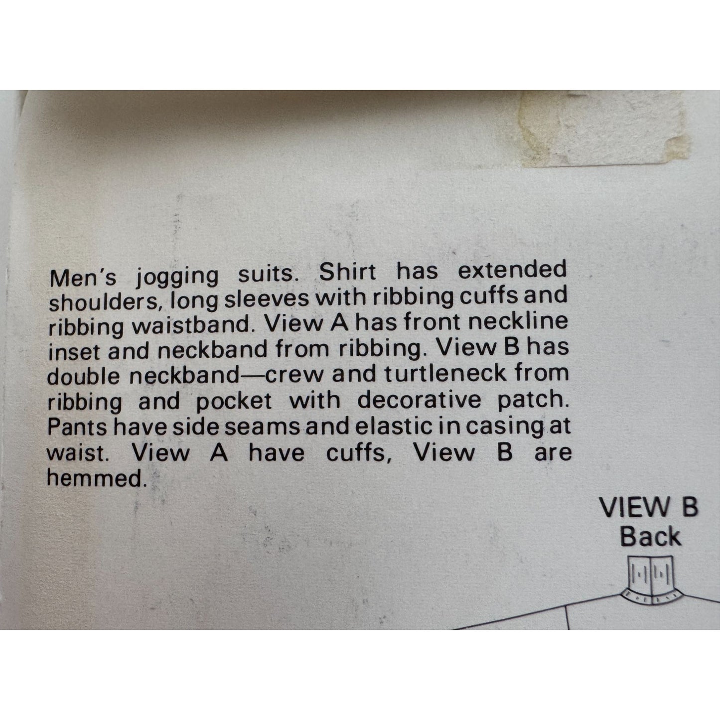 Kwik Sew Sewing Pattern 1916 Mens Sweatsuit Jogging Suits Athletic Shirt 1X-4X