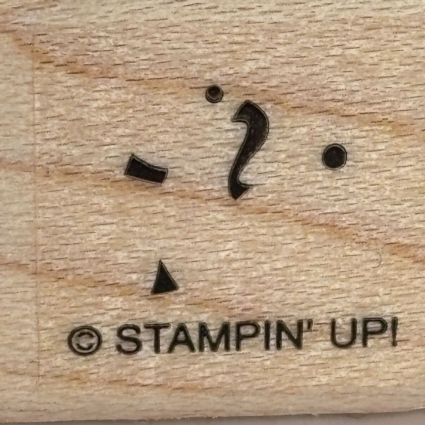 Stampin Up Wood Rubber Stamp Confetti Celebrate Birthday Card Making Background
