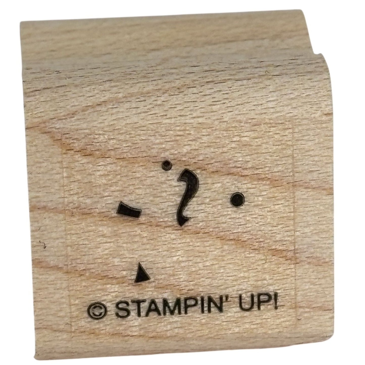 Stampin Up Wood Rubber Stamp Confetti Celebrate Birthday Card Making Background