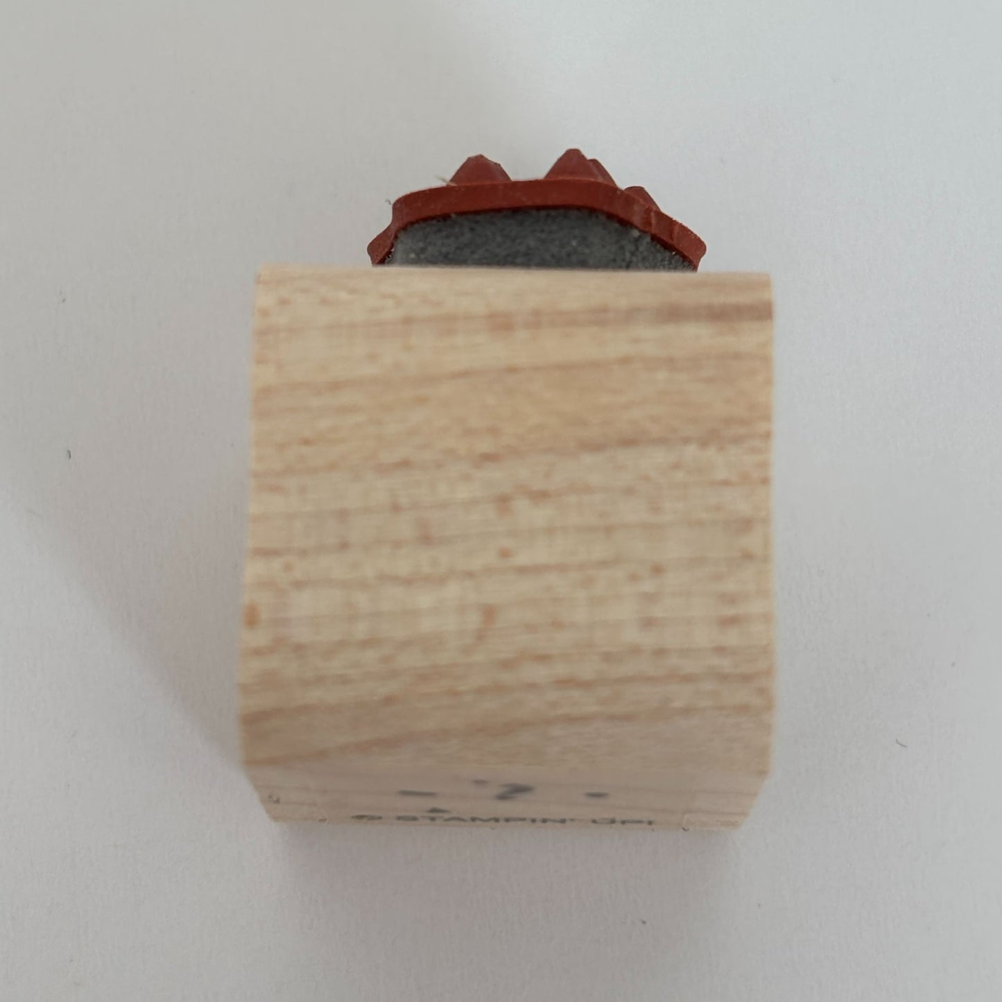 Stampin Up Wood Rubber Stamp Confetti Celebrate Birthday Card Making Background