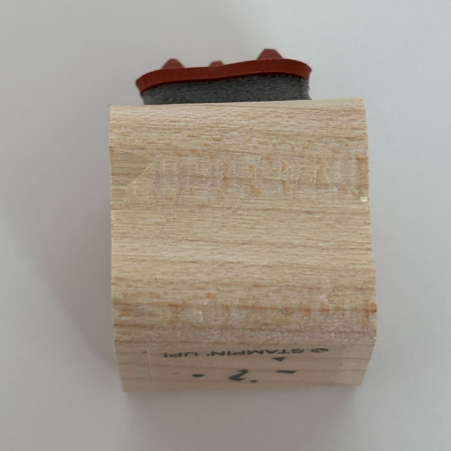 Stampin Up Wood Rubber Stamp Confetti Celebrate Birthday Card Making Background