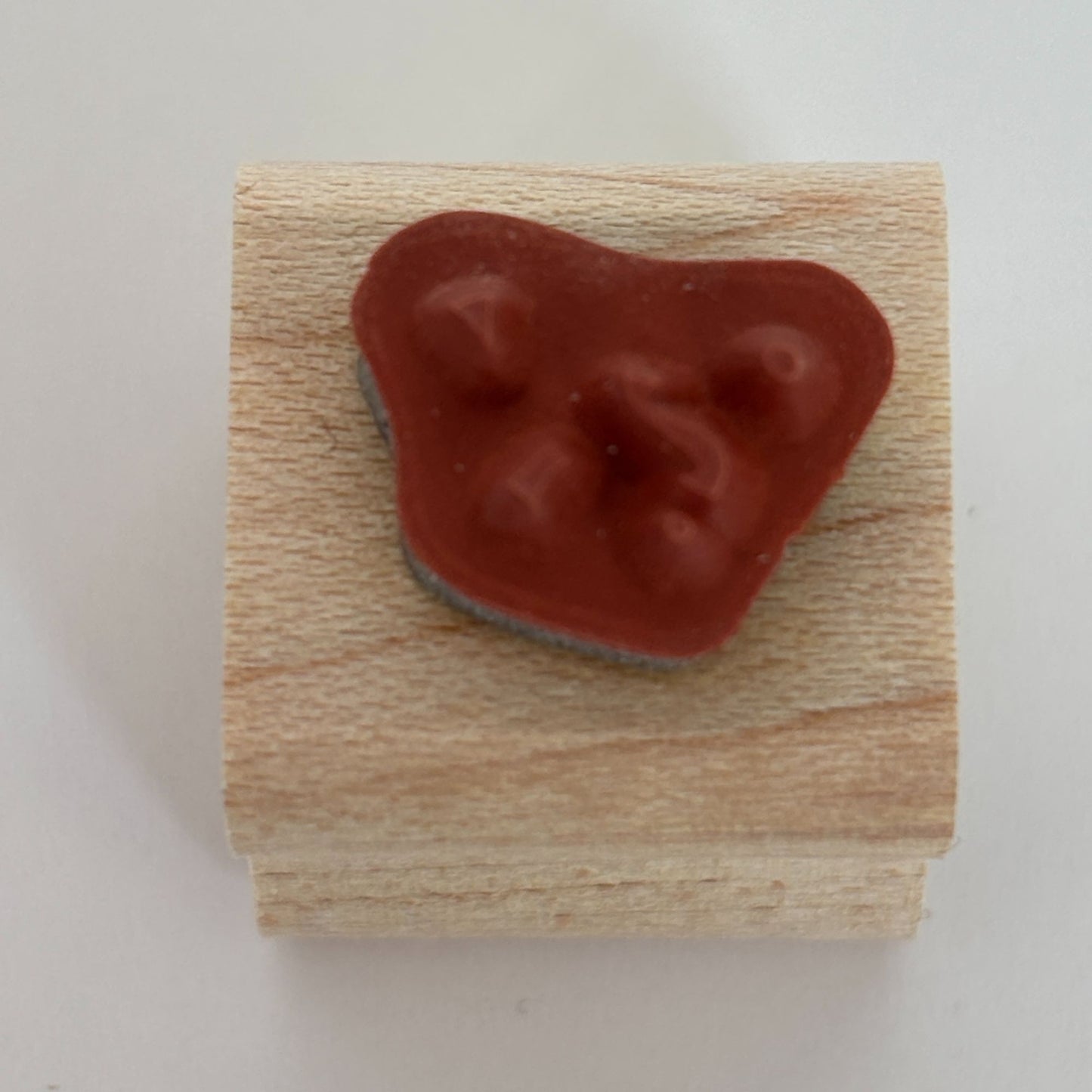 Stampin Up Wood Rubber Stamp Confetti Celebrate Birthday Card Making Background