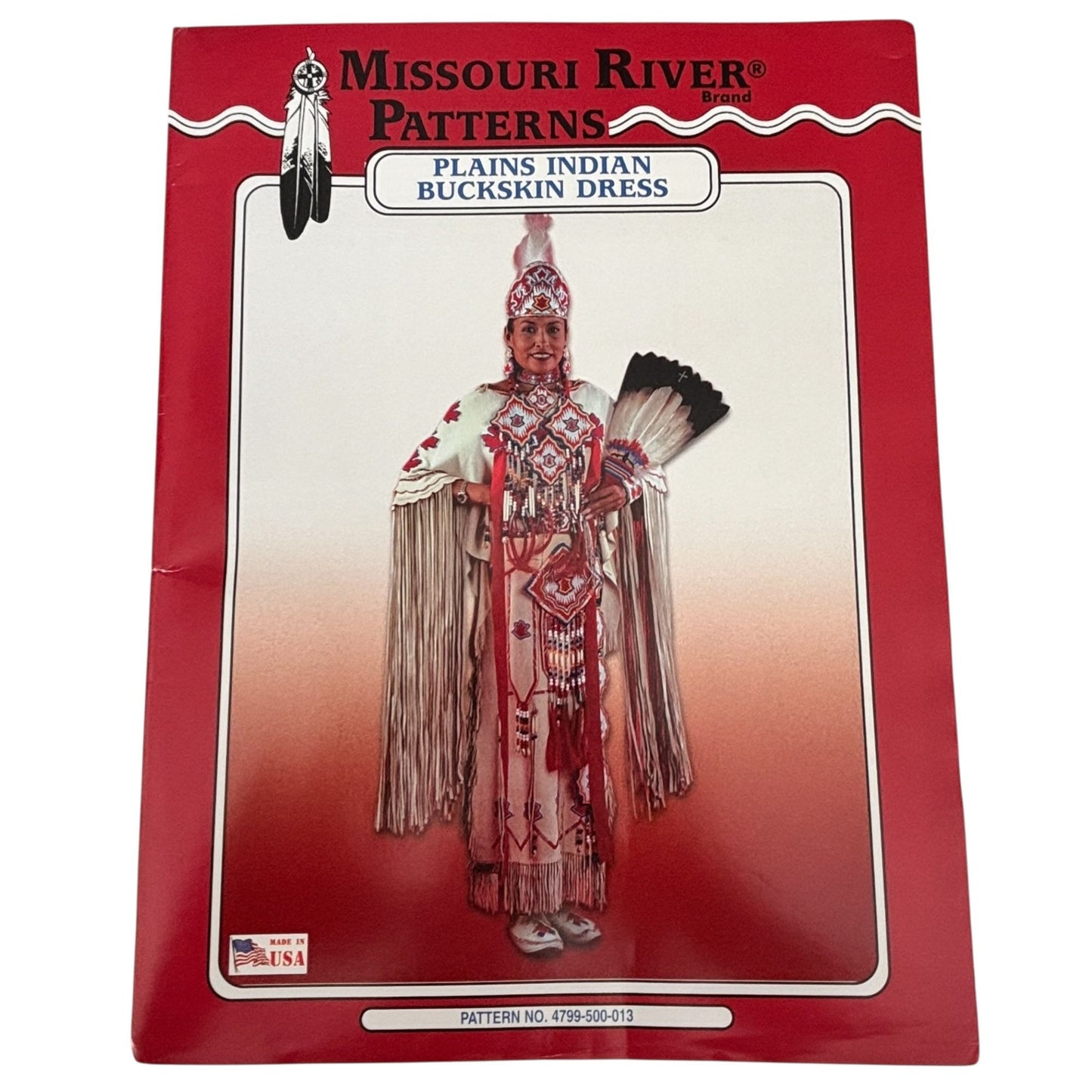 Missouri River Sewing Pattern Plains Indian Buckskin Dress Native Regalia Costume 6-20 Uncut