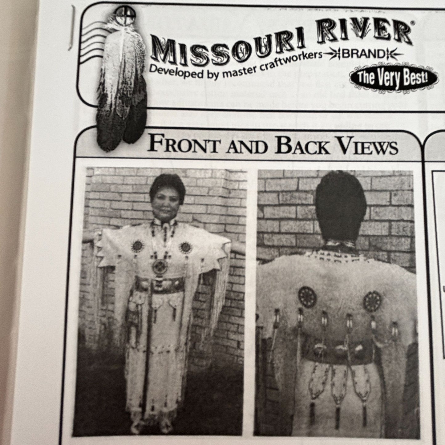 Missouri River Sewing Pattern Plains Indian Buckskin Dress Native Regalia Costume 6-20 Uncut