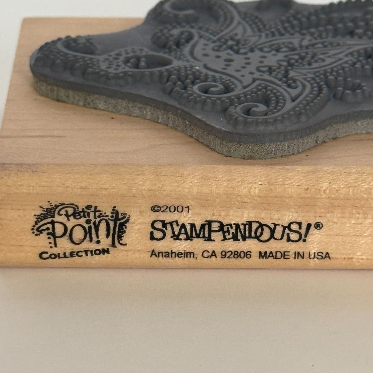 Stampendous Rubber Stamp Fall Sprite Acorn Flourish Swirls Elegant Fairy Card Making