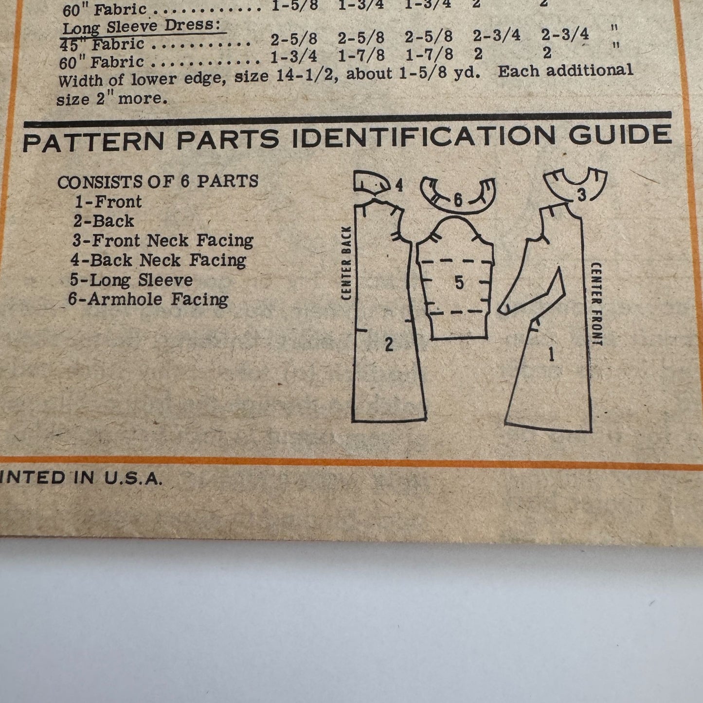 Anne Adams Printed Sewing Pattern 4847 Dress Size 12 Inches Slimmer Vintage 70s