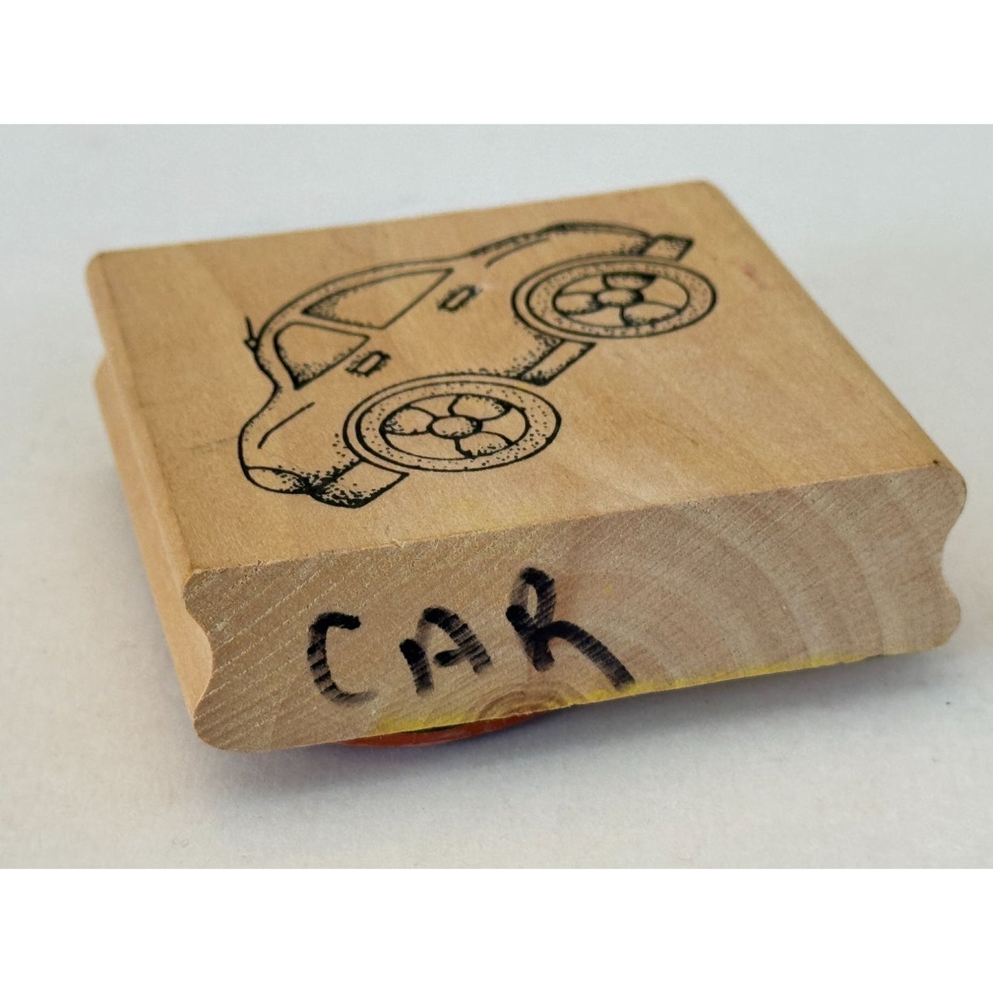 Car Rubber Stamp Transportation Automobile Tires Crafting Card Making Big Large