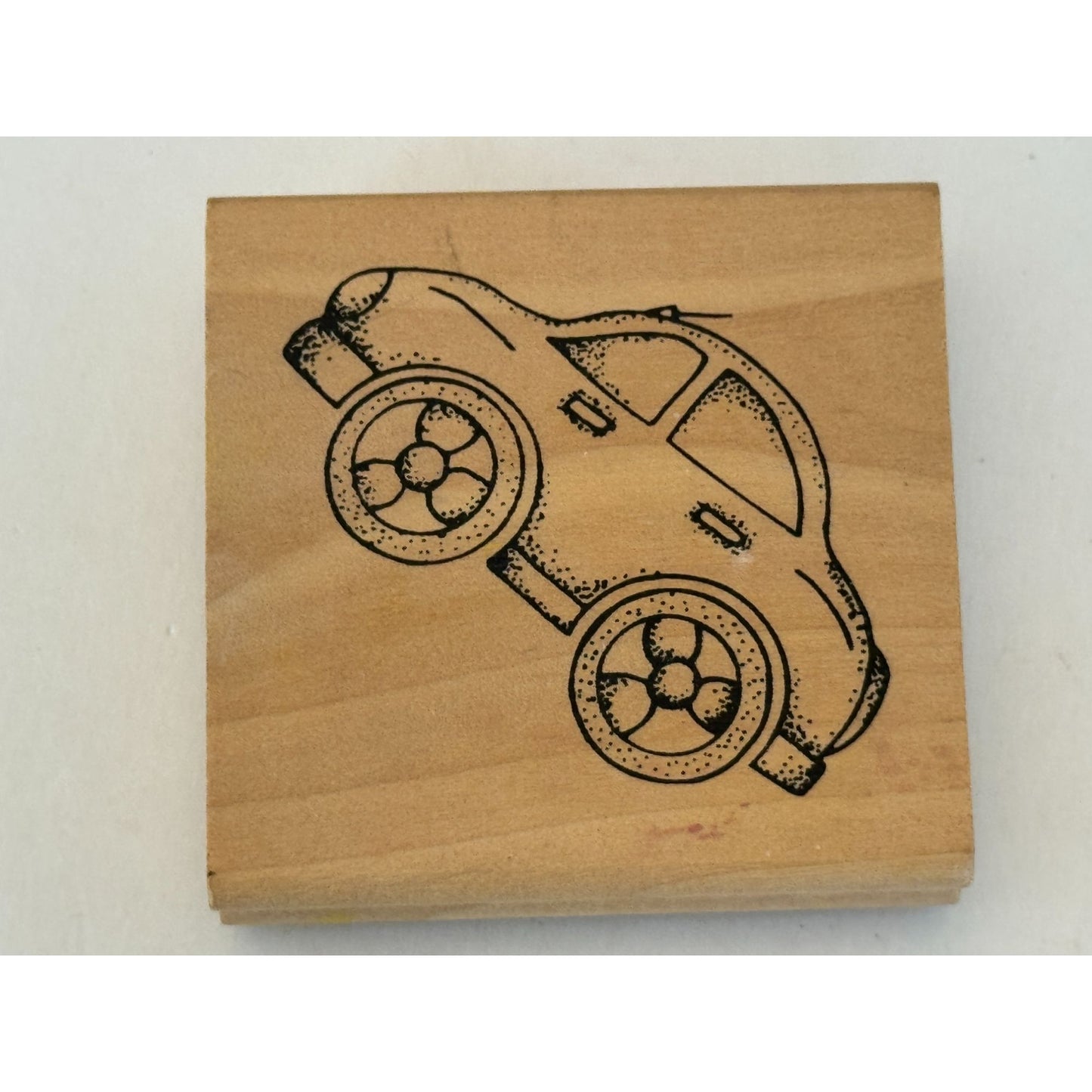 Car Rubber Stamp Transportation Automobile Tires Crafting Card Making Big Large