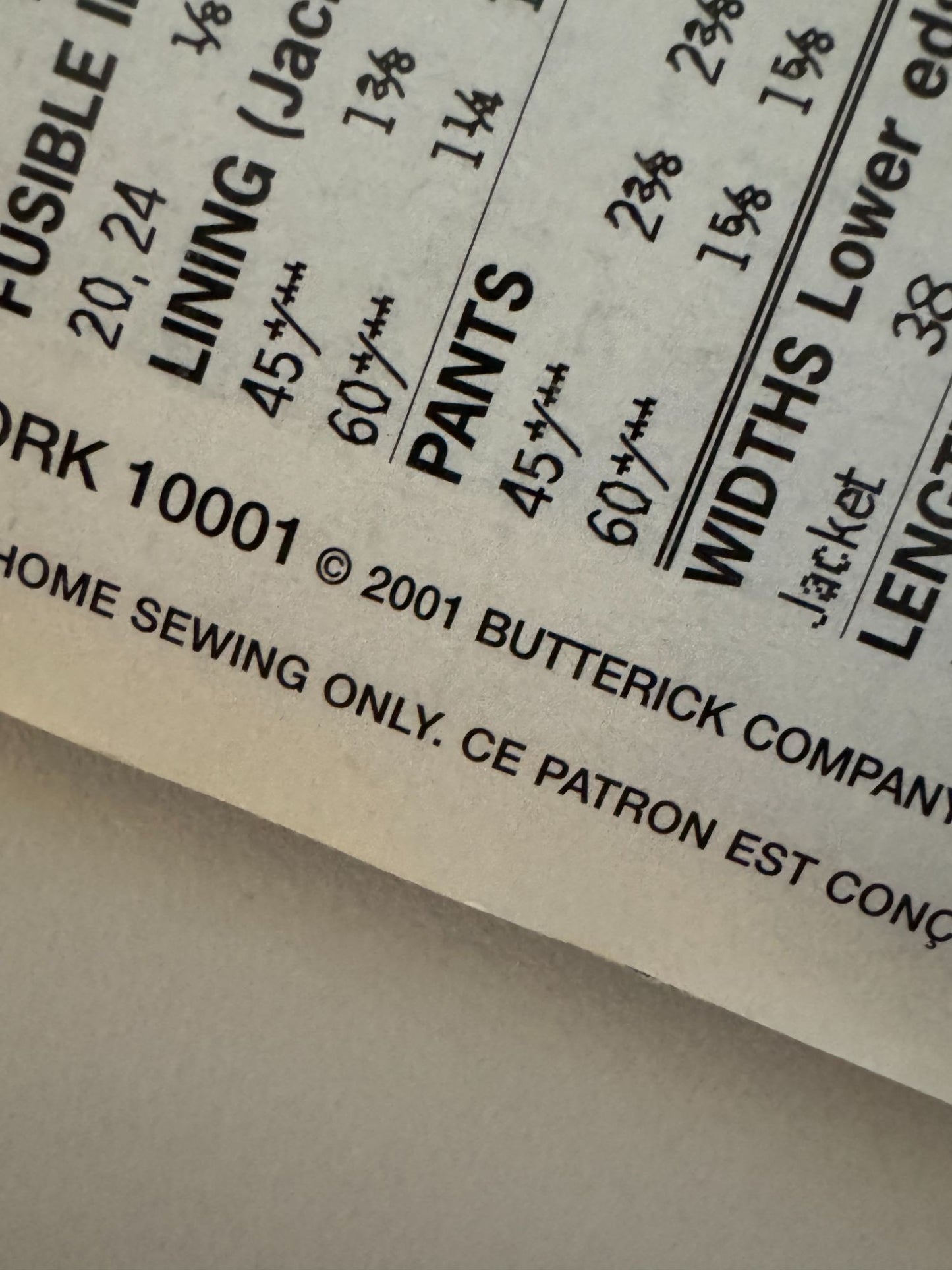 See & Sew Butterick Sewing Pattern 3359 Jogger Pants Cord Stoppers Ankle 6 8 10