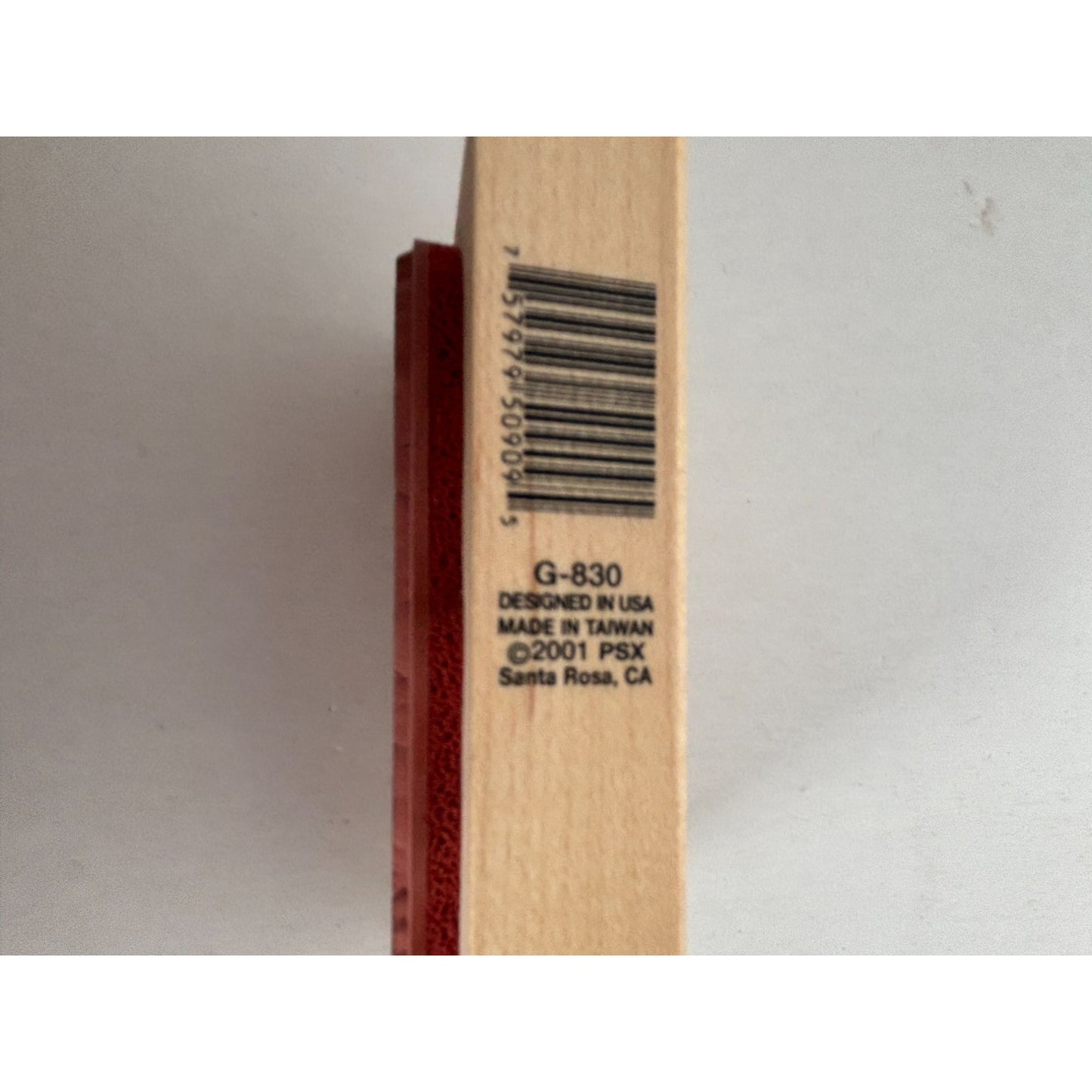 PSX Wood Rubber Stamp Happy Easter Greeting Card Making Sentiment Words G-830