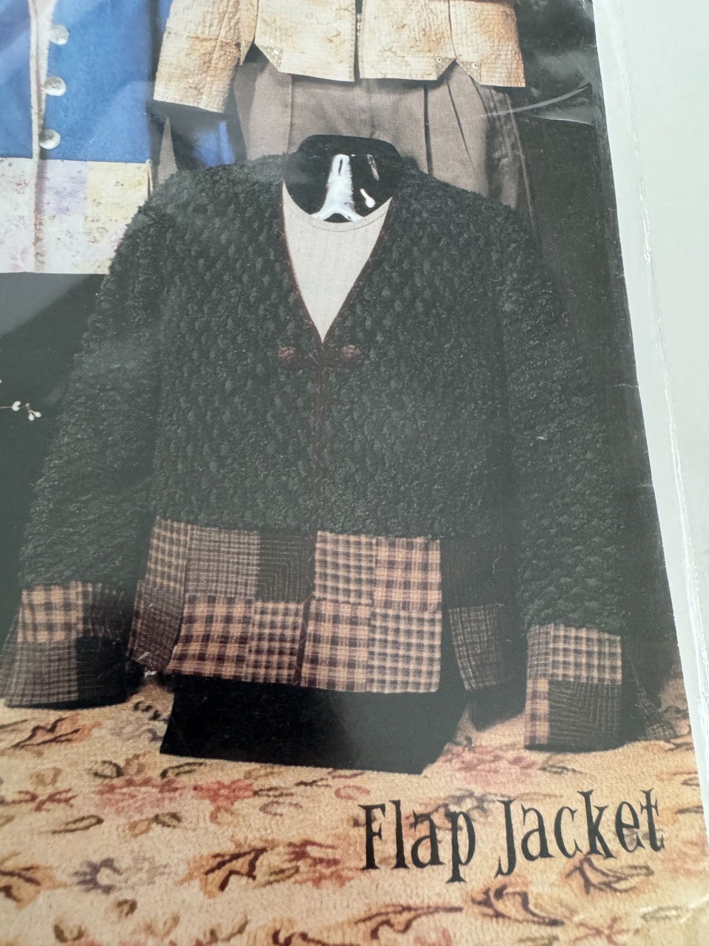 Country In The City Sewing Pattern Flap Jacket Embroidery Patchwork 6-22 Uncut