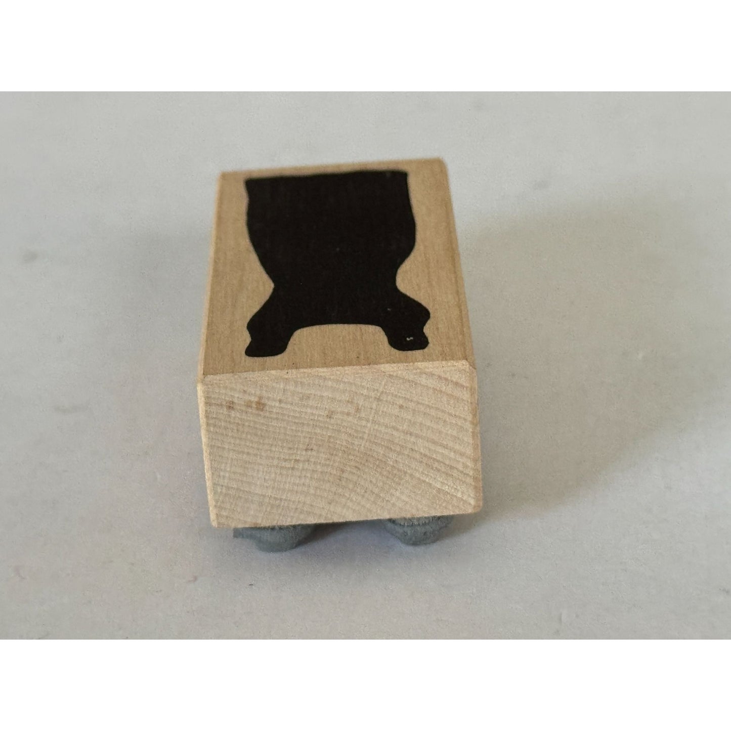 American Art Stamp Rubber Stamp Black Dress Silhouette Fashion Card Making Craft