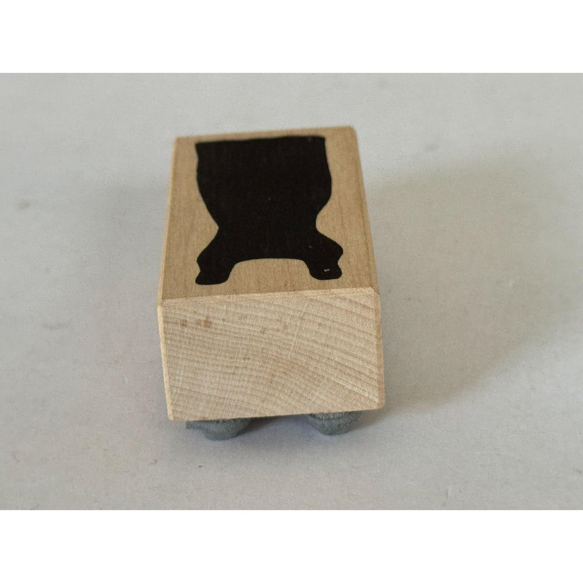 American Art Stamp Rubber Stamp Black Dress Silhouette Fashion Card Making Craft