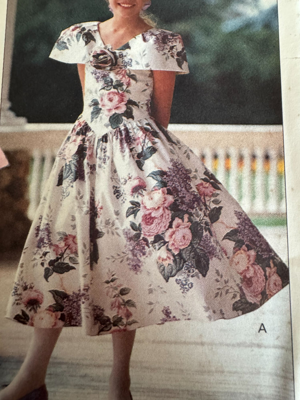 Butterick Sewing Pattern 5340 Girls Dress Spring Easter Party Easy 12 14 90s UC