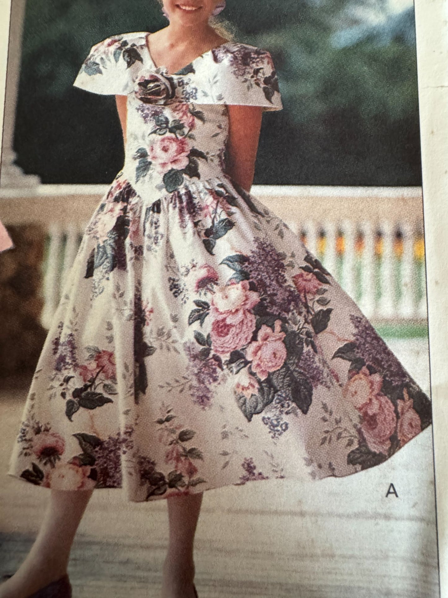 Butterick Sewing Pattern 5340 Girls Dress Spring Easter Party Easy 12 14 90s UC