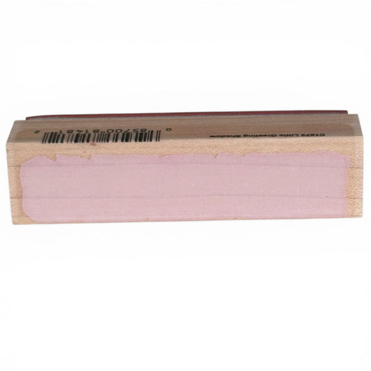 Hero Arts Rubber Stamp Little Greeting Shadow Rectangle Wood Mounted Paper Crafting Cardmaking C1973
