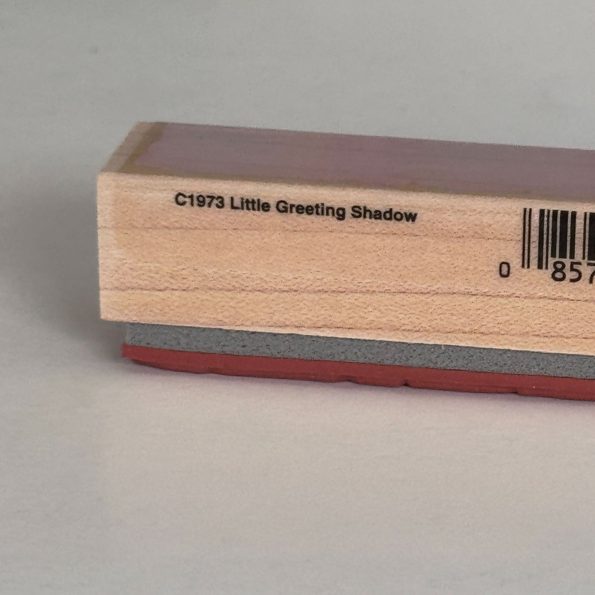 Hero Arts Rubber Stamp Little Greeting Shadow Rectangle Wood Mounted Paper Crafting Cardmaking C1973