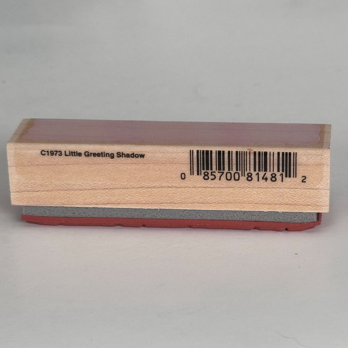 Hero Arts Rubber Stamp Little Greeting Shadow Rectangle Wood Mounted Paper Crafting Cardmaking C1973
