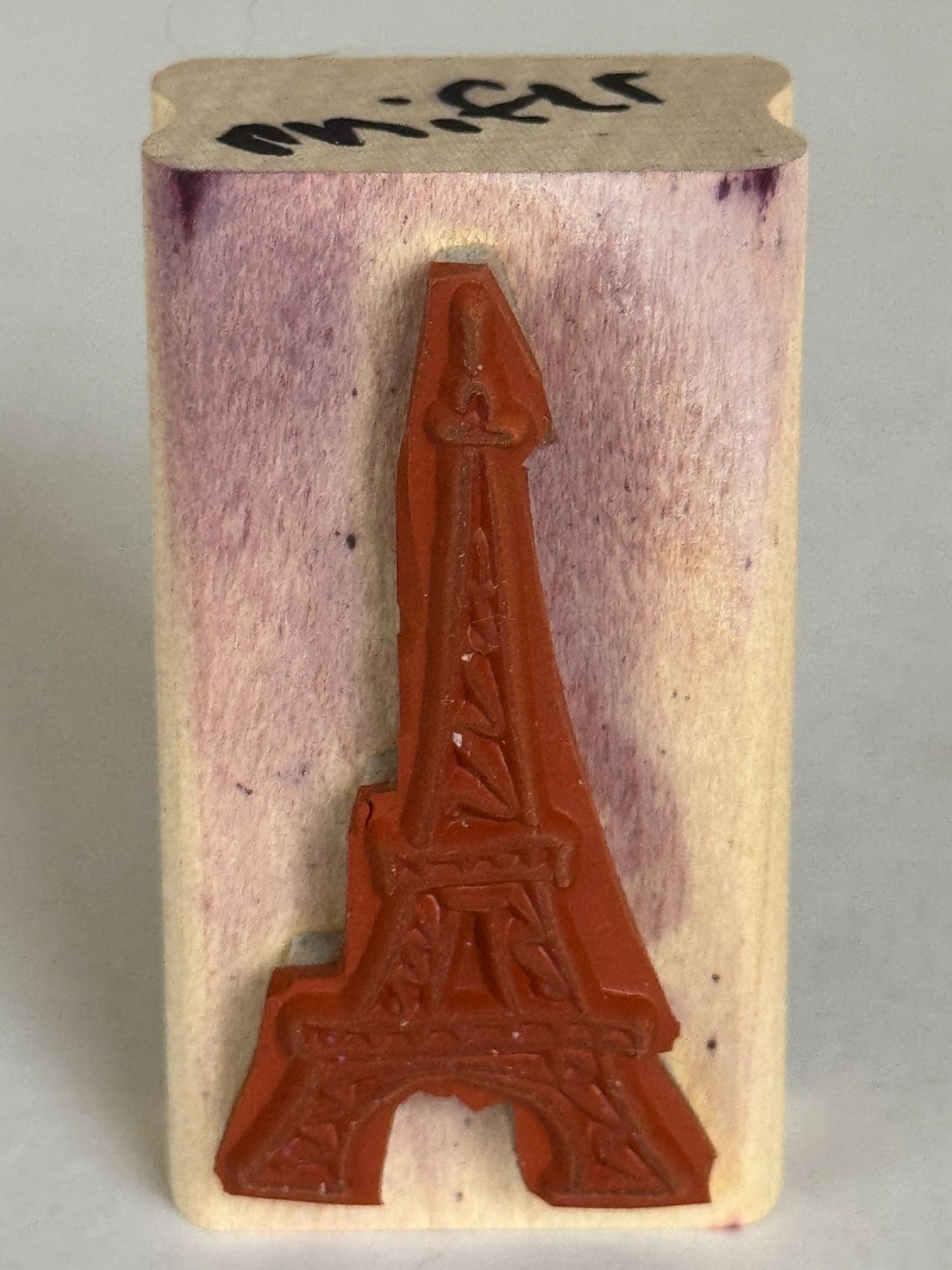 Stampin Up Rubber Stamp Eiffel Tower Paris France Landmark Travel Card Making