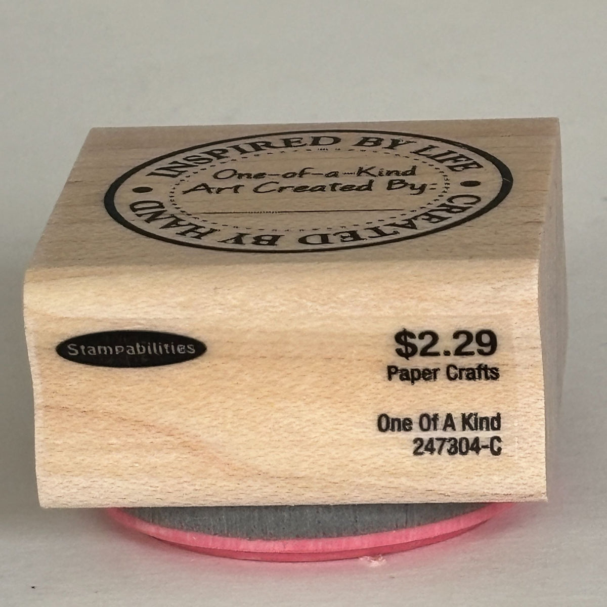 Stampabilities Rubber Stamp Art Created By Label Tag for Handmade Crafts Artist Circle Crafter