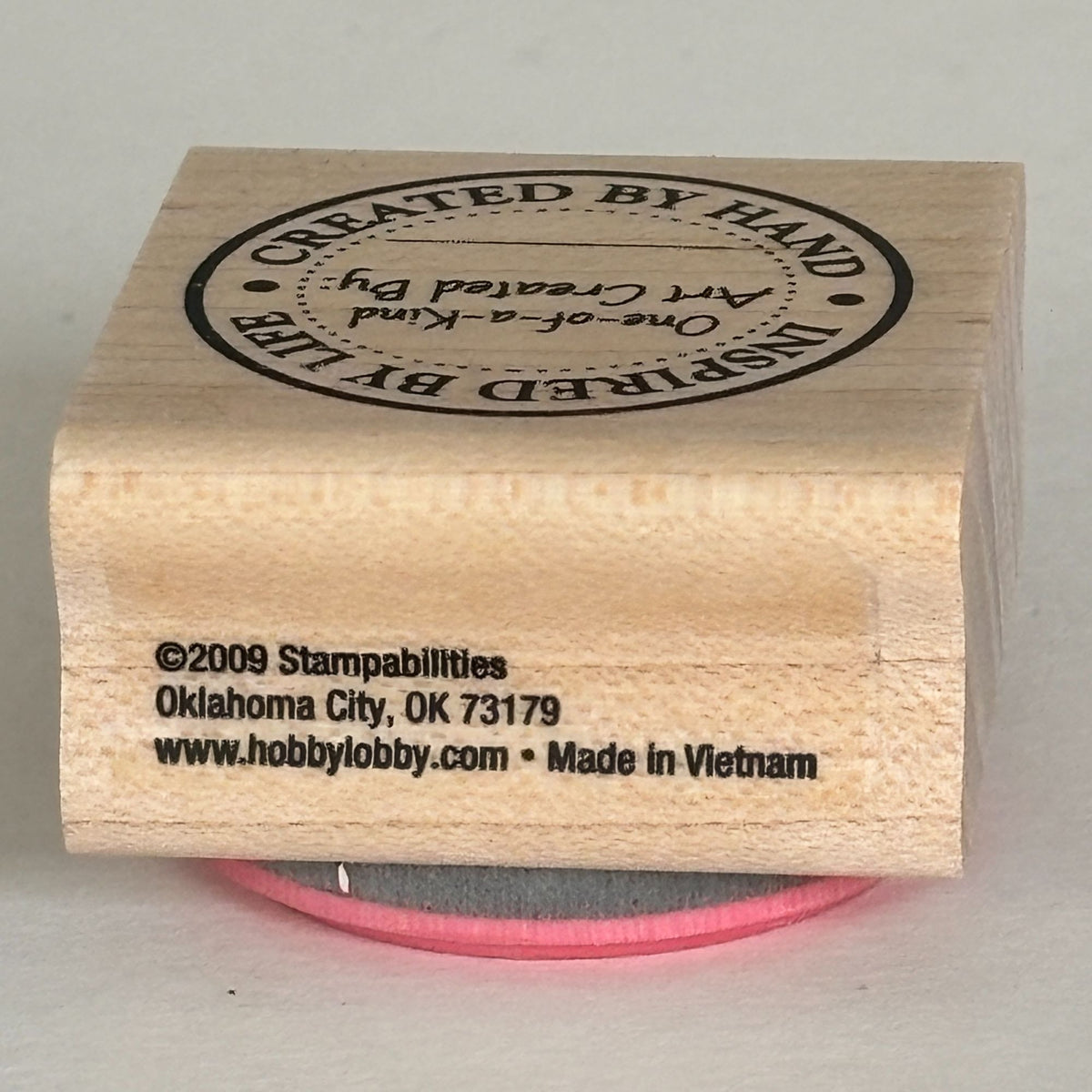 Stampabilities Rubber Stamp Art Created By Label Tag for Handmade Crafts Artist Circle Crafter