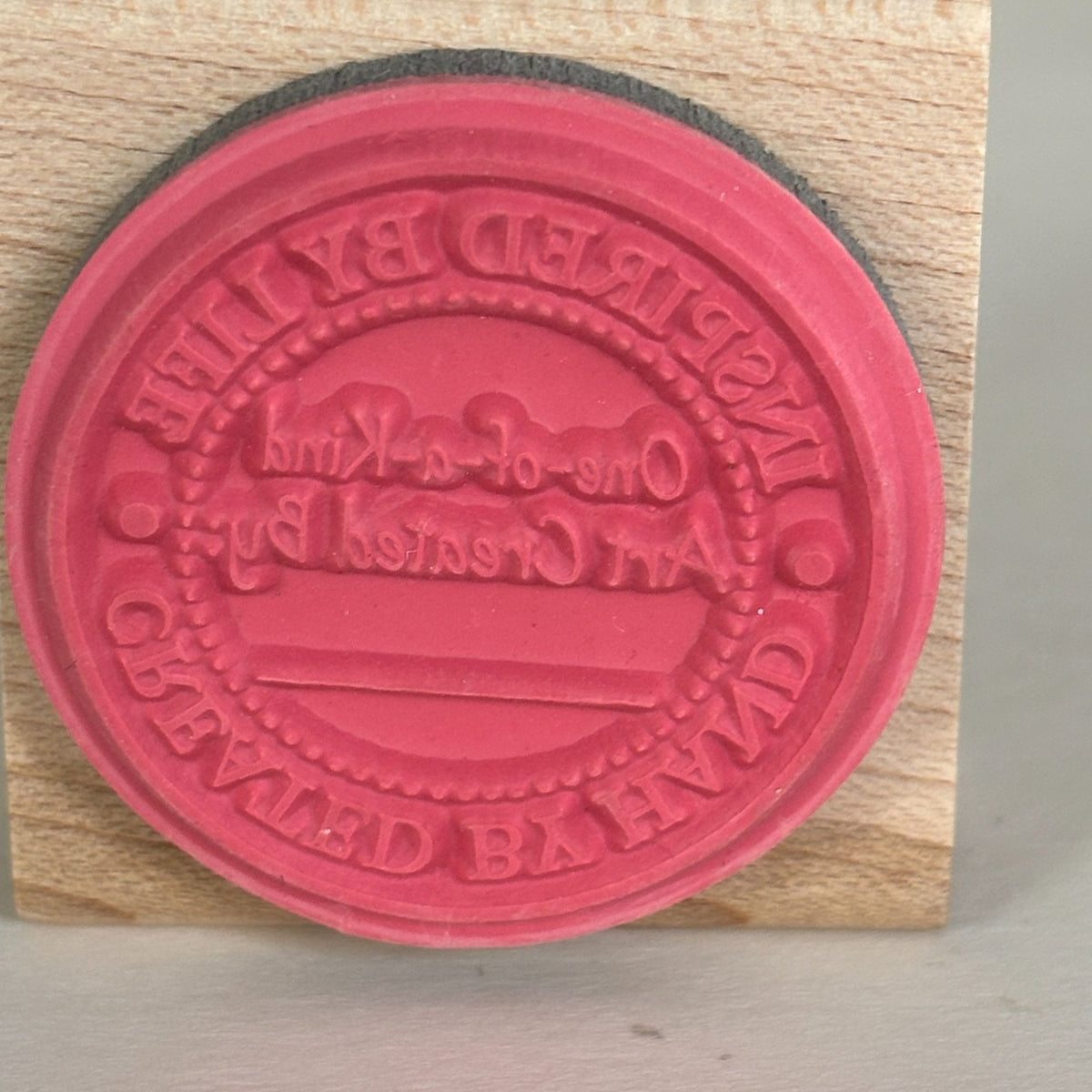 Stampabilities Rubber Stamp Art Created By Label Tag for Handmade Crafts Artist Circle Crafter