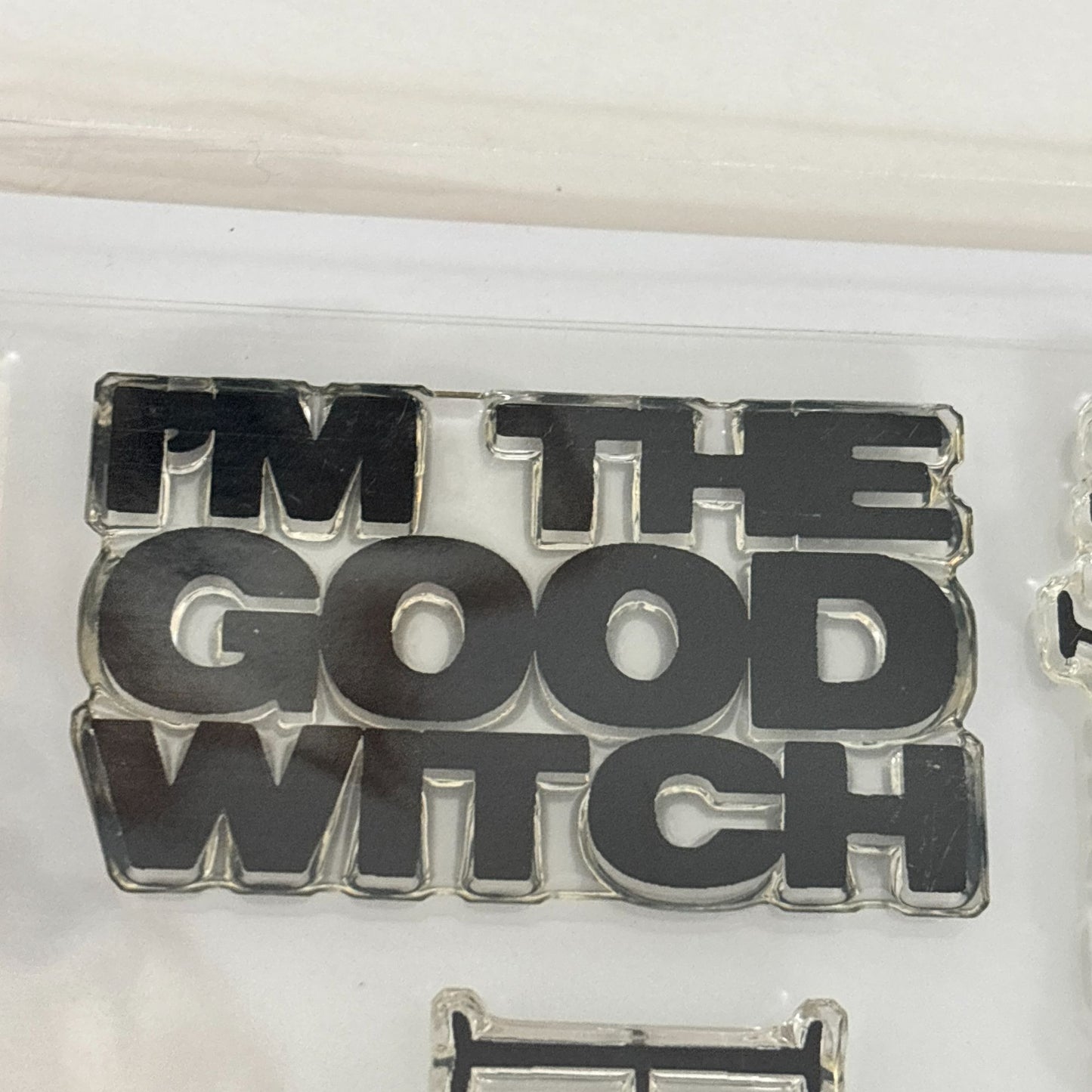 Impression Obsession Clear Rubber Stamp Set Wizard Of Oz Collection Wicked Witch Sayings Quotes