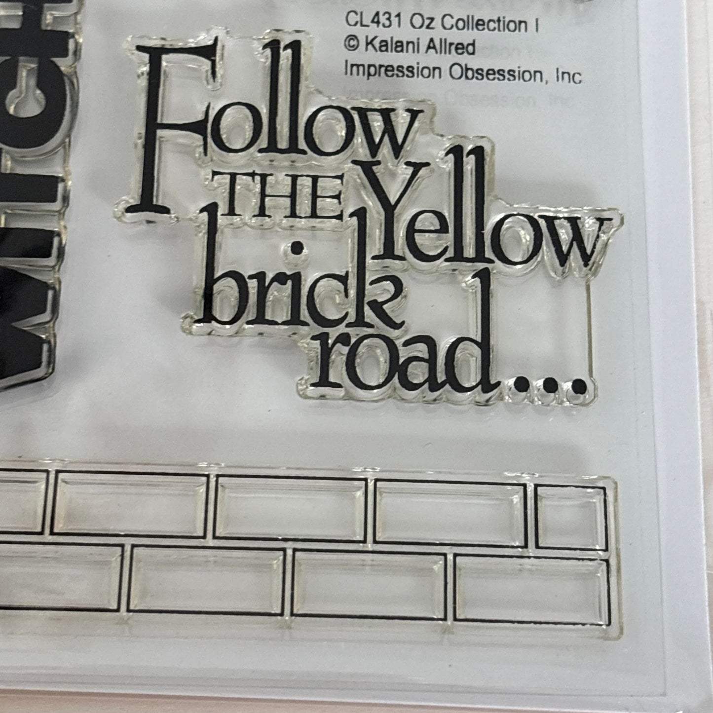 Impression Obsession Clear Rubber Stamp Set Wizard Of Oz Collection Wicked Witch Sayings Quotes