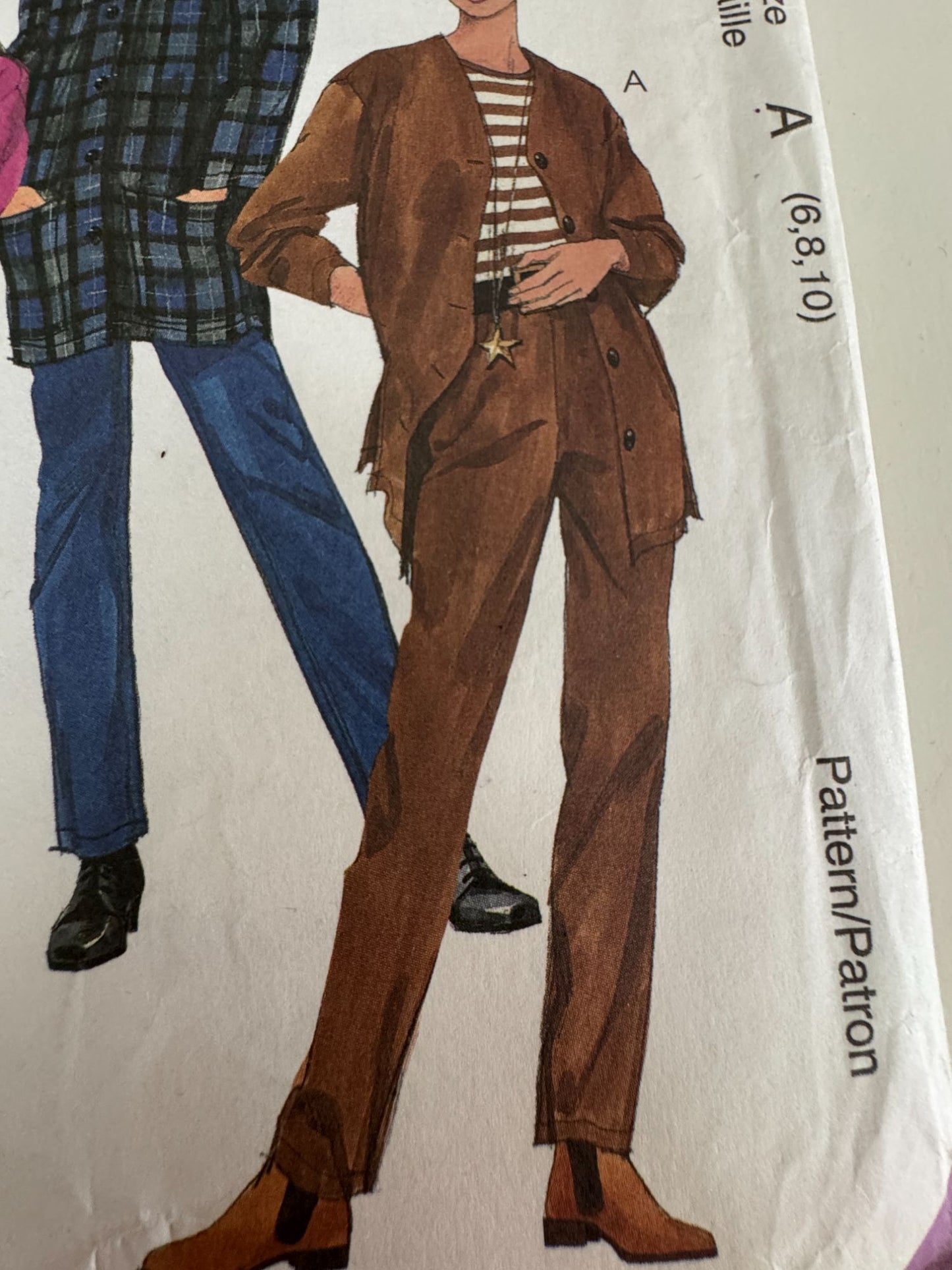 McCalls Sewing Pattern 9039 Cardigan Top Pants Leggings Misses 6 8 10 Casual UC