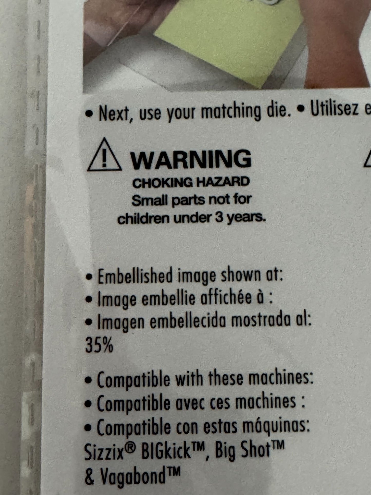 Sizzix Framelits 6 Dies 4 Clear Stamps Layered Labels Frames Birthday Cardmaking