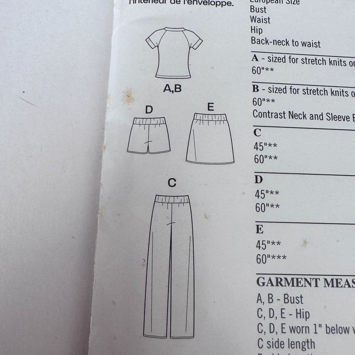 Simplicity Sewing Pattern 6358 Lounge Set Loungewear Tops Shorts Pants Y2K 8-18 Uncut Casual