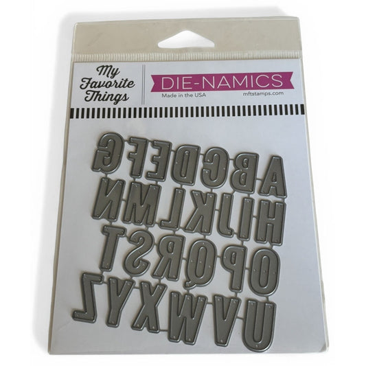 My Favorite Things Die-Namics Little Letters Alphabet Steel Die Set Crafting Cardmaking