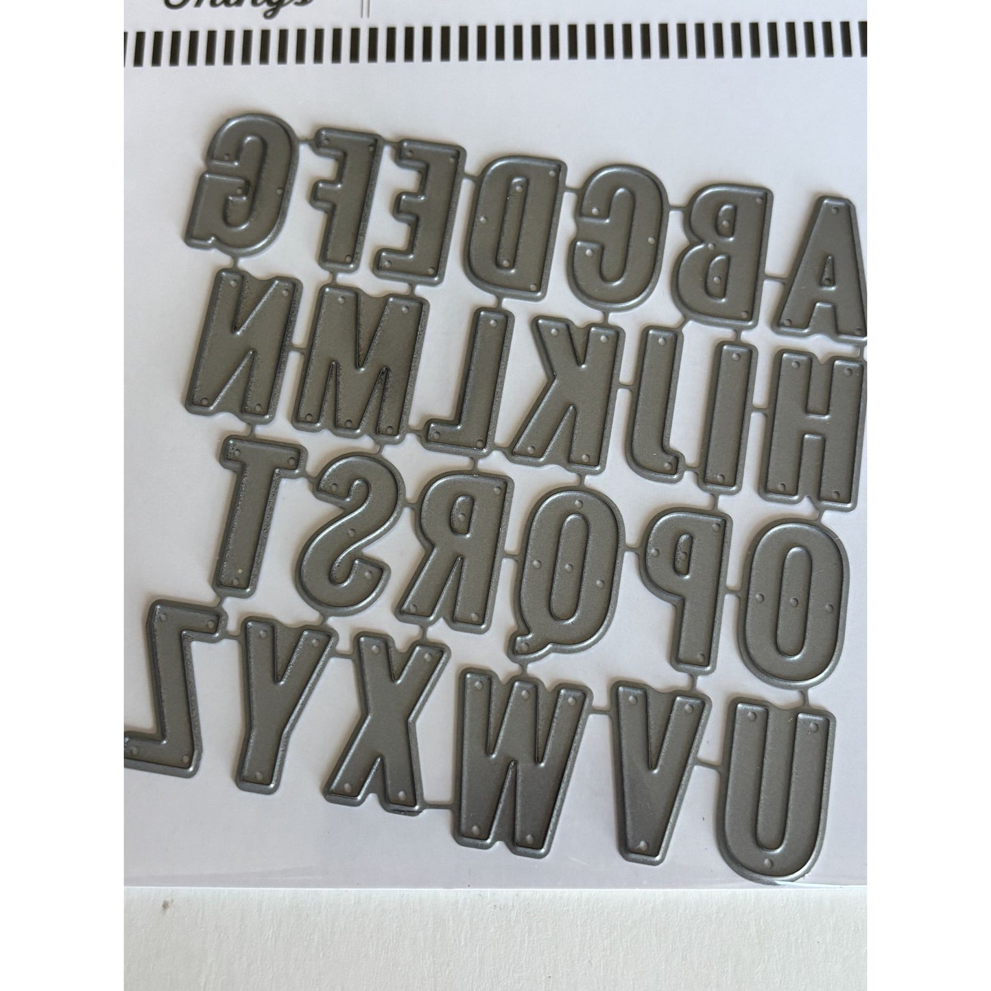 My Favorite Things Die-Namics Little Letters Alphabet Steel Die Set Crafting Cardmaking