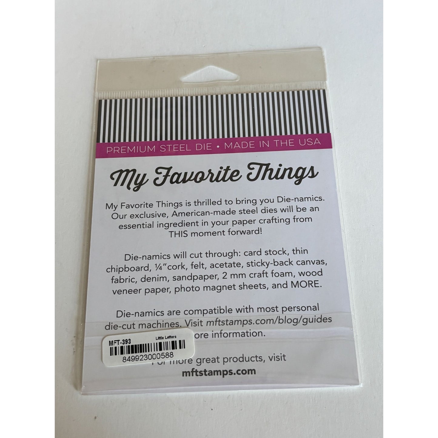 My Favorite Things Die-Namics Little Letters Alphabet Steel Die Set Crafting Cardmaking
