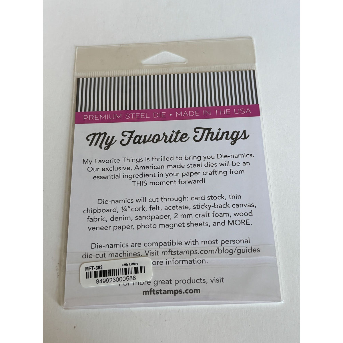 My Favorite Things Die-Namics Little Letters Alphabet Steel Die Set Crafting Cardmaking