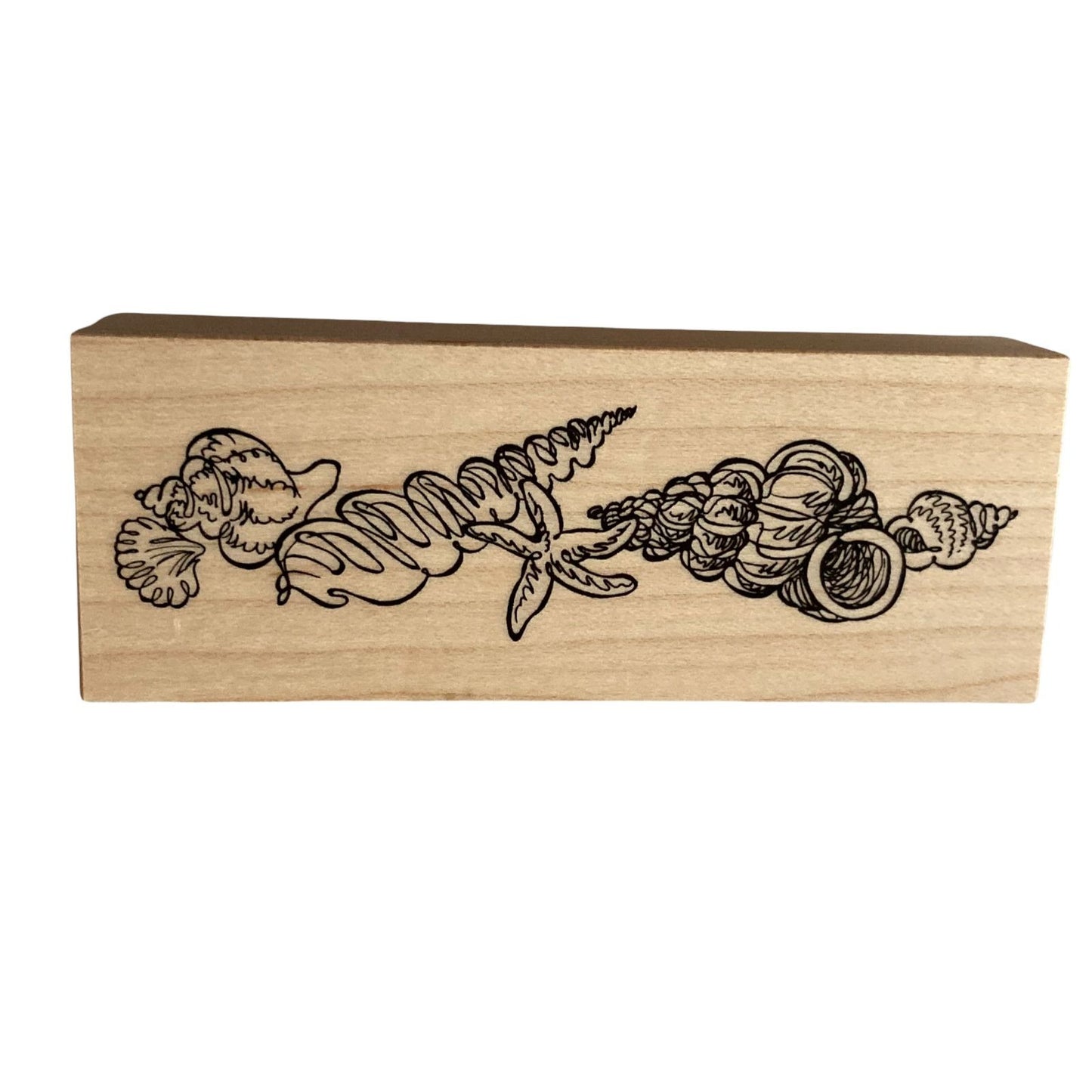 PSX Seashells Stamp Beach Shell Collection Border Seaside Ocean Nautical G2323