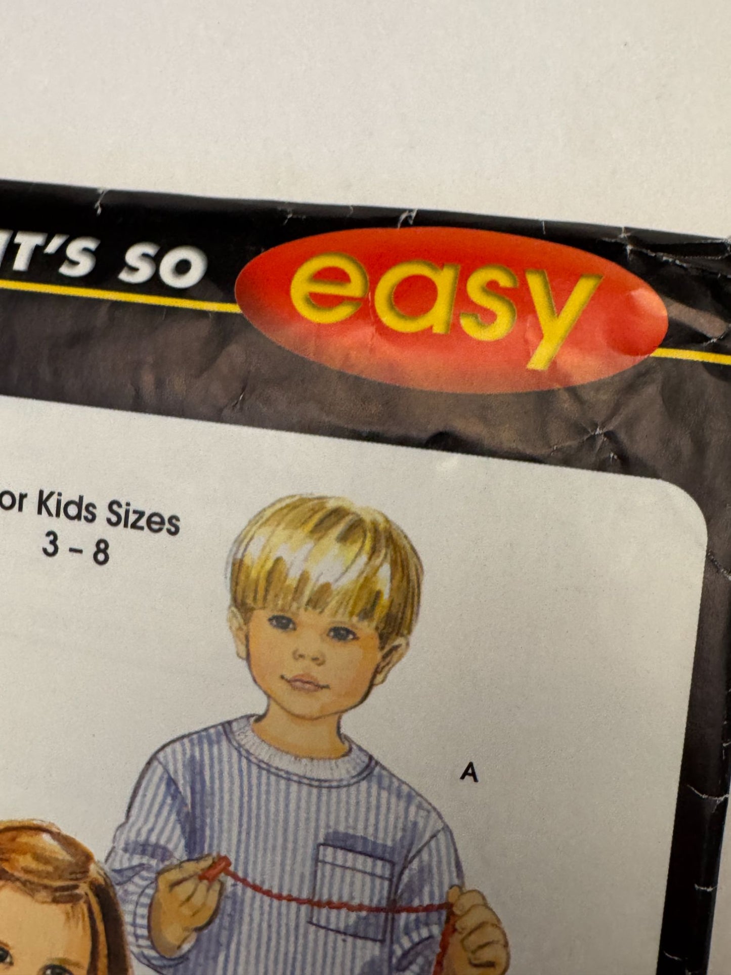Simplicity Sewing Pattern 8490 Kids Pajamas 3-8 Short & Long Sleeve Easy To Sew