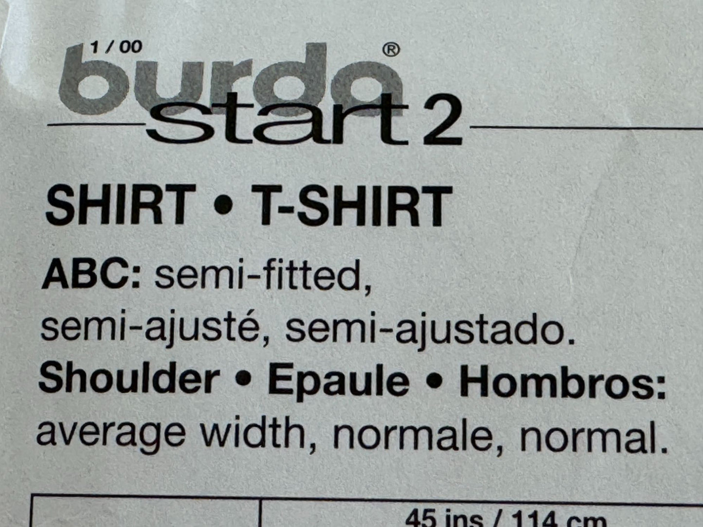 Burda Sewing Pattern 8998 T-Shirt Shirt Top Casual Semi-Fitted Sizes 10-24 Uncut