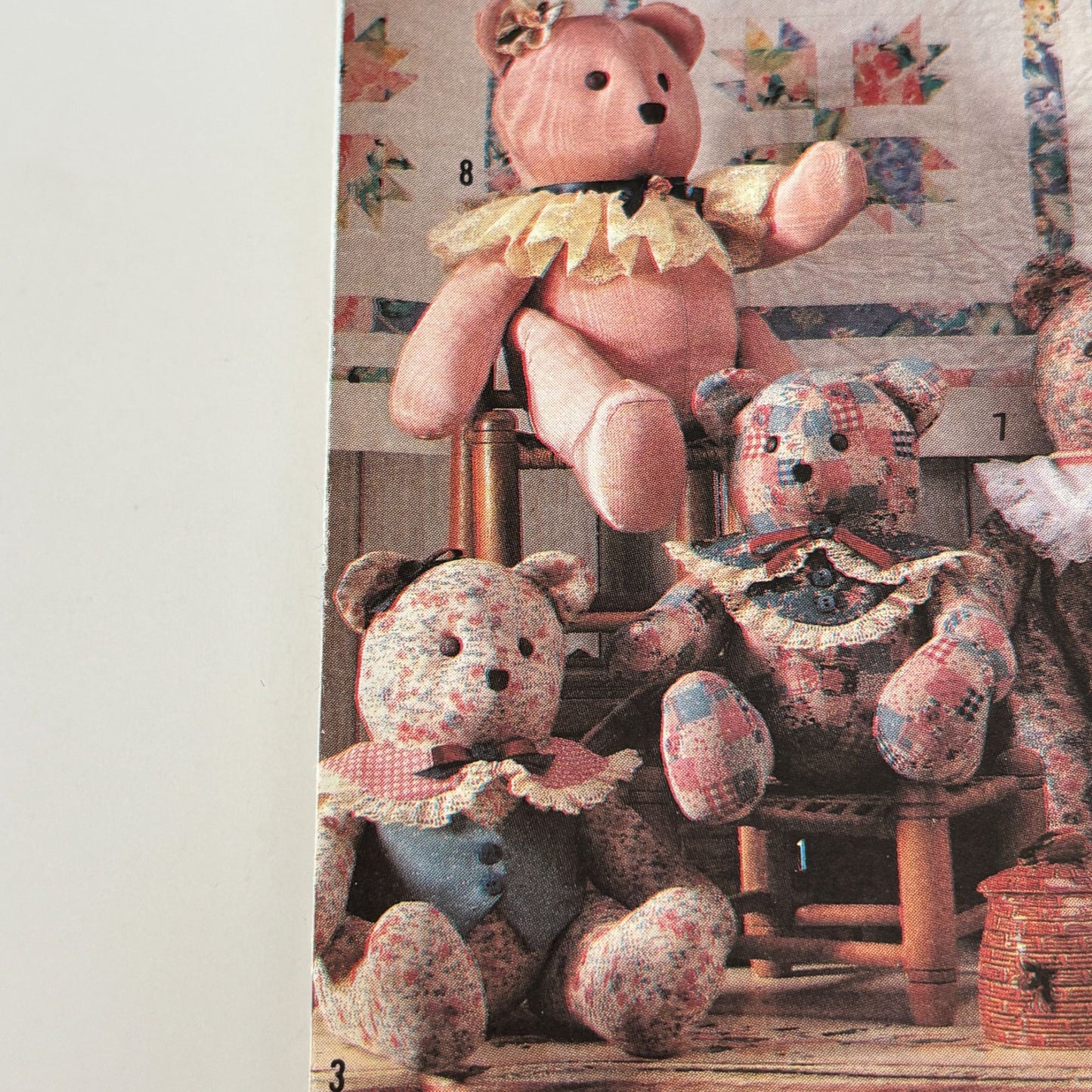Simplicity Sewing Pattern 9894 Memory Bear Stuffed Teddy Vintage 1990s Uncut Craft