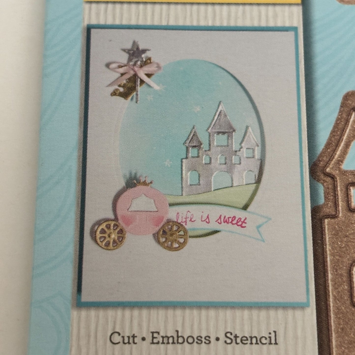 Spellbinders Die D-Lites Pretty Princess Tiara Castle Metal Die Set Cardmaking