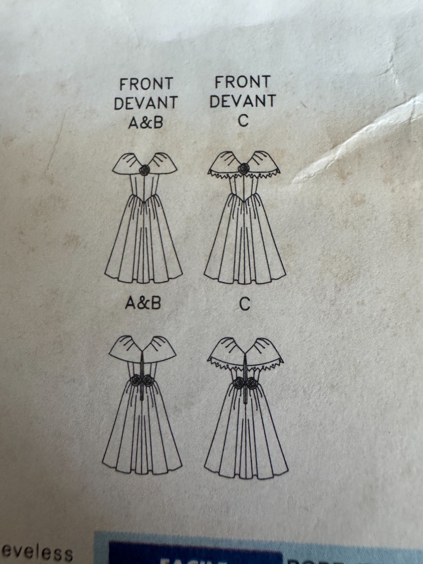 Butterick Sewing Pattern 5340 Girls Dress Spring Easter Party Easy 7 8 10 90s UC