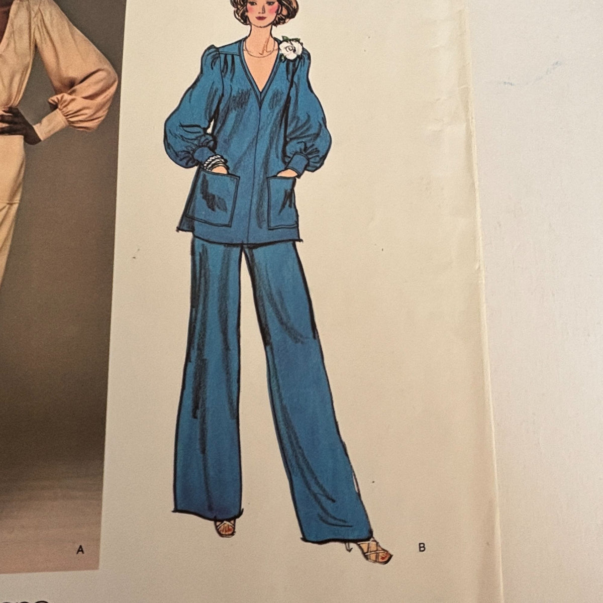 Vogue Paris Original Sewing Pattern 1444 Evening Dress Tunic Pants Emanuel Ungaro 12 Uncut