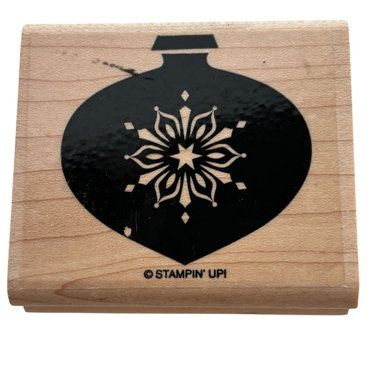 Stampin' Up! Rubber Stamp: Snowflake Christmas Ornament