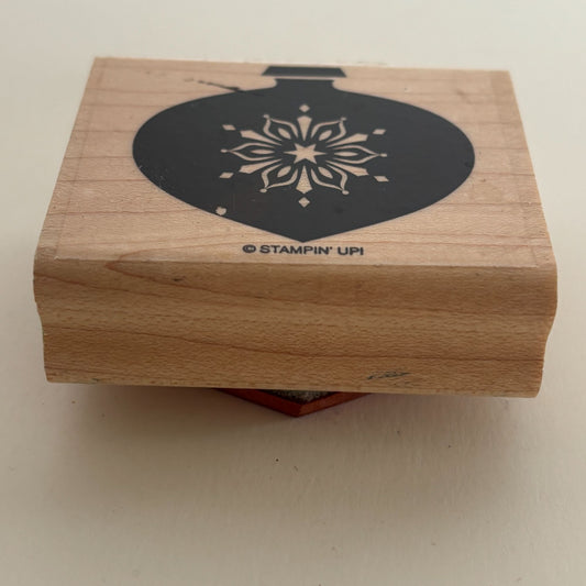Stampin' Up! Rubber Stamp: Snowflake Christmas Ornament