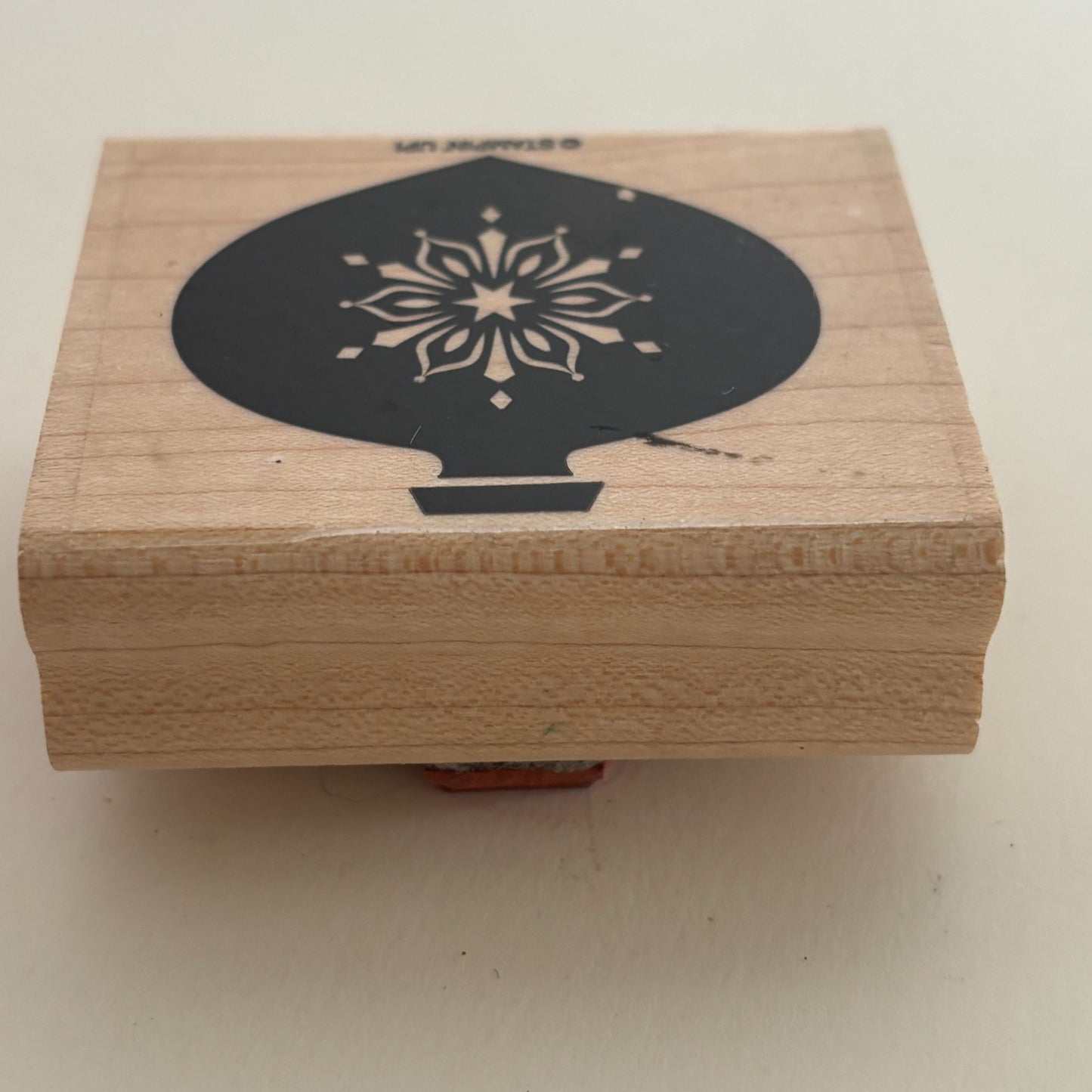 Stampin' Up! Rubber Stamp: Snowflake Christmas Ornament