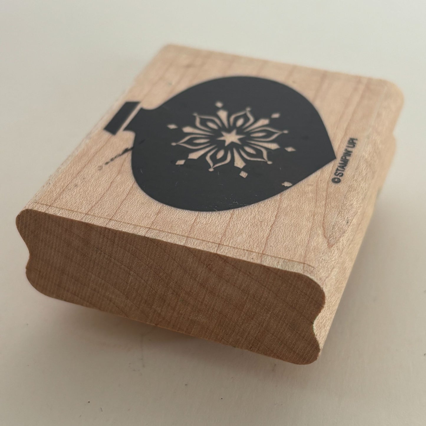 Stampin' Up! Rubber Stamp: Snowflake Christmas Ornament