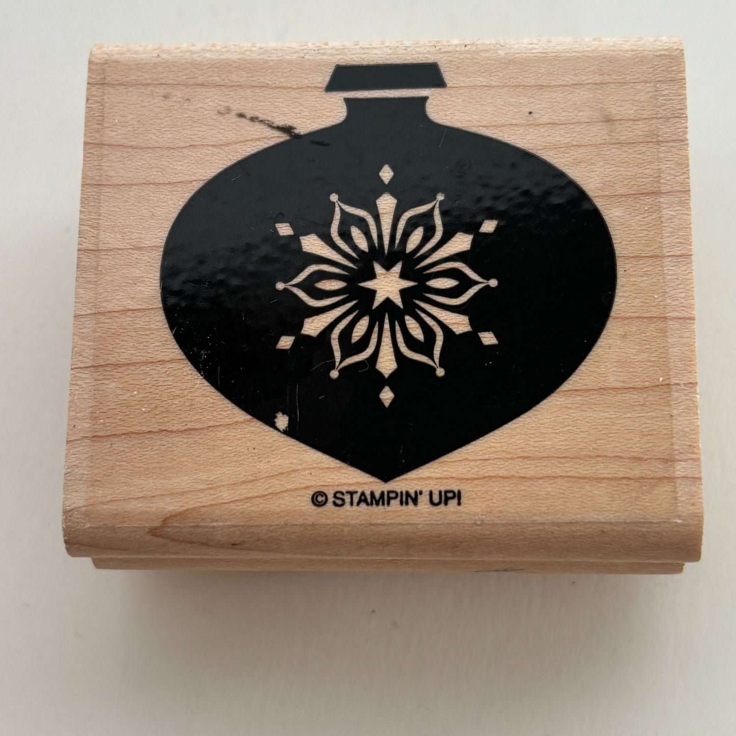Stampin' Up! Rubber Stamp: Snowflake Christmas Ornament