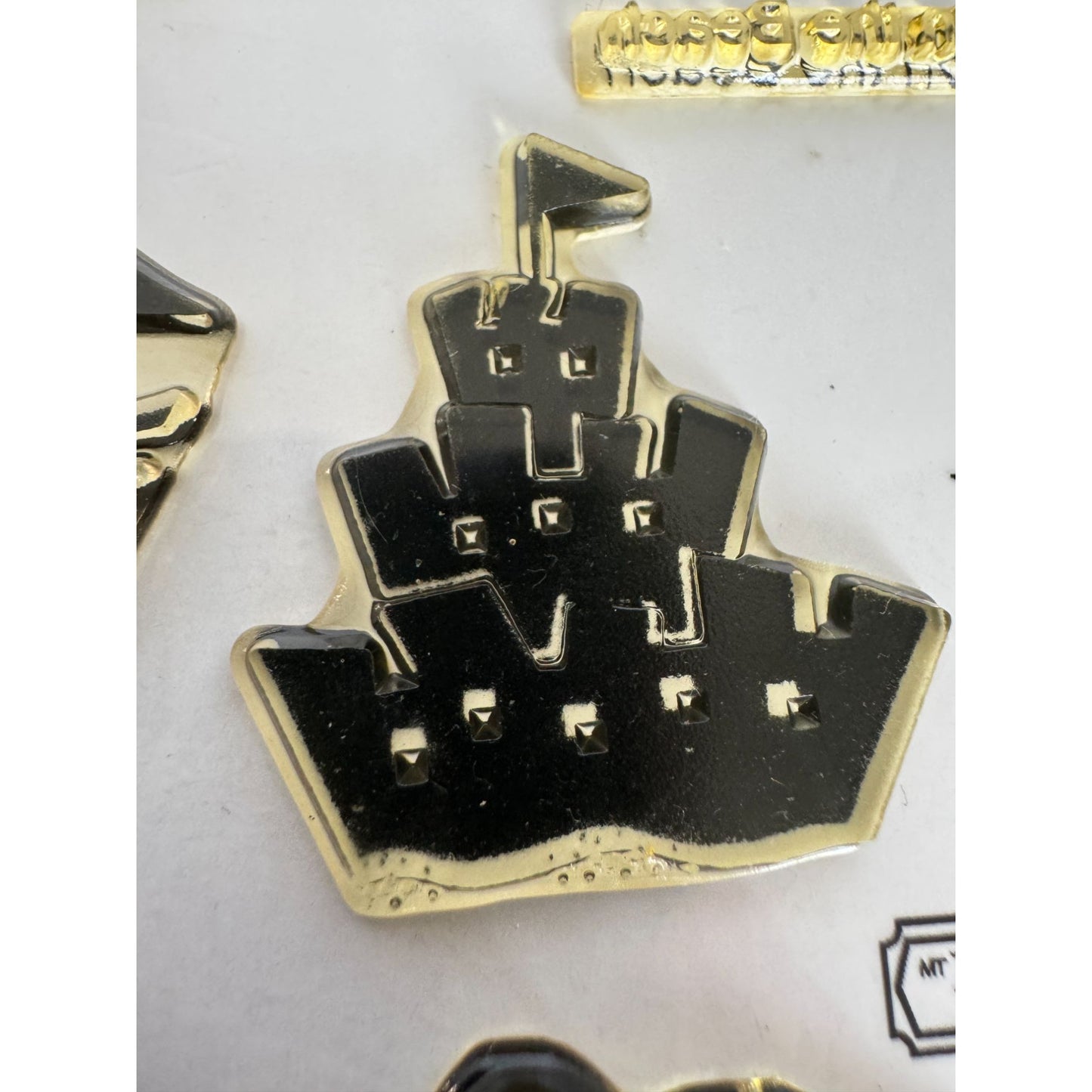 CTMH My Acrylix Acrylic Stamp Set On the Beach Vacation Sandcastle Drink B1029